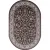 Ковер для жилой комнаты Merinos Valencia Deluxe d251-OVAL-BROWN (2x4)