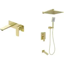Душевая система со смесителем Oliveeka OL-88939003+869003-BG