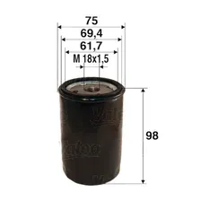Масляный фильтр VALEO 586078