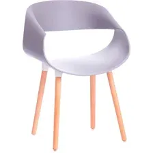 Стул с подлокотниками TetChair QXX mod. C1058 (серый/натуральный)