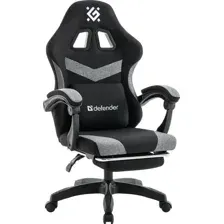 Игровое кресло Defender Runa Pro (черный/серый)