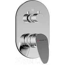 Внешняя часть смесителя скрытого монтажа Bravat Drop Р69190С-RUS