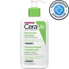 CeraVe Крем-гель увлажн. очищающий для норм/сух кожи лица и тела 236 мл