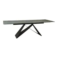 Обеденный стол Signal Westin Ceramic (бирюзовый Ossido Verde/черный матовый)