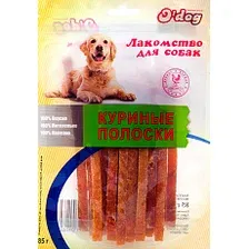 O'dog Лакомство Куриные полоски 85 г