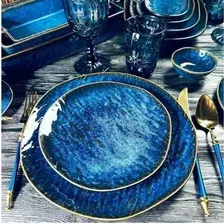 Набор десертных тарелок Lenardi Aquamarine 133-297
