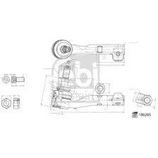 Наконечник рулевой тяги 2 G42 3 G20 3 G21 4 G22 4 G23 4 G26 i4 G26 FEBI BILSTEIN 186265