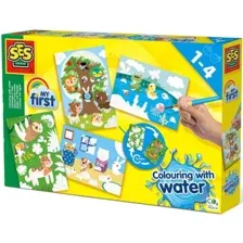 Набор для рисования SES Creative My First Мои первые раскраски водой Прячущиеся животные 14456