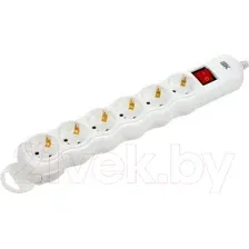 Колодка удлинителя IEK WYP10-D-KP-16-06-ZKS-K01