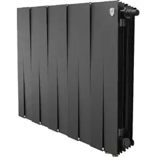 Радиатор биметаллический Royal Thermo PianoForte 500 Черный VR80 (10 секций)