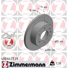 Тормозной диск ZIMMERMANN 400.6477.20 полный , задняя ось