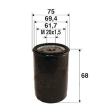 Фильтр масляный VALEO 586051