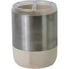 Стакан для зубной щетки и пасты Primanova Lima XL M-SA08-09 (бежевый)