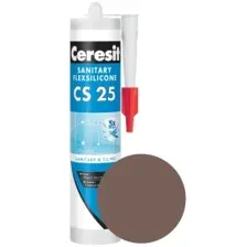 Герметик силиконовый Ceresit CS 25 №58 (шоколад) 280 мл