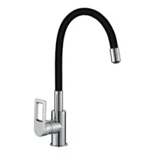 Смеситель для кухни с гибким изливом Rossinka Silvermix Z35-35U черный