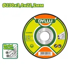 Круг отрезной 230x3,0х22,2мм по металлу DYLLU DTAC1392