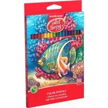 Набор цветных карандашей Erich Krause ArtBerry 32879 (18цв)