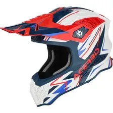 Мотошлем Acerbis Airstrike-X 0026905.034.068 (XL, белый/синий/красный)