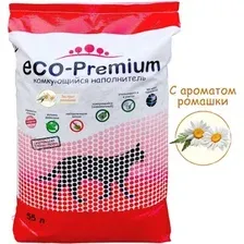 Наполнитель для туалета Eco-Premium с ароматом ромашки 55 л