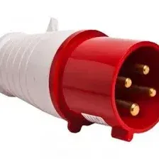Вилка кабельная EKF 024 3РРЕ 32А 380В IP44 ps-024-32-380