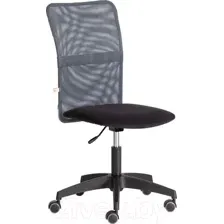 Кресло офисное Tetchair Start флок/ткань (черный/серый, 35/W-12)