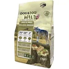 Сухой корм для собак Gheda Petfood Dog&Dog Wild Regional Grassland со свининой, ягненком и буйволом (2кг)