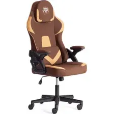 Кресло геймерское Tetchair iBear ткань (коричнево-бежевый)