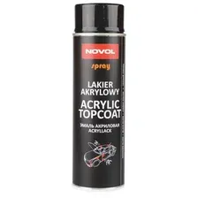 NOVOL 34312 ACRYL TOPCOAT SPRAY Краска акриловая белый глянец 500мл аэрозоль