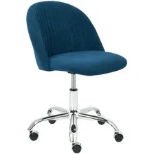Кресло офисное Tetchair Melody флок (синий)