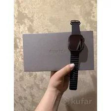Умные часы Apple Watch Ultra 2 LTE 49 мм (титановый корпус, черный/темно-синий, ремешок из эластомера)