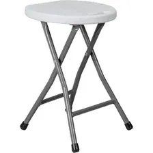 Табурет складной AksHome 33x30x45 (белый)