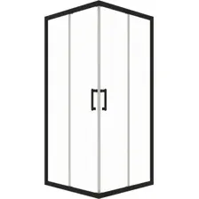 Душевой уголок Triton Фикс-Блэк 100x100 (без поддона)