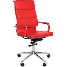 Офисное кресло CHAIRMAN 750 (экокожа, красный)