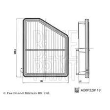 Фильтр воздушный BLUE PRINT ADBP220119