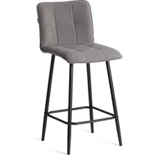 Стул TetChair Bari велюр (серый)