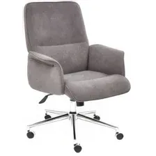Офисное кресло TetChair York (флок, серый 29)
