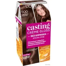 Краска-уход для волос "Casting Creme Gloss" тон: 500, светлый каштан