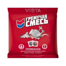 Приманка родентицидная Гремучая смесь, тесто-сырные брикеты от крыс и мышей, 200г