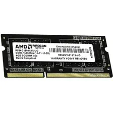 Оперативная память AMD Radeon Entertainment 4GB DDR3 SO-DIMM (R534G1601S1S-UO)