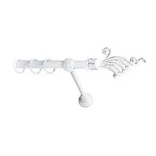 Карниз для штор Lm Decor Кения 023 1р гладкий (белое золото, 3.2м)