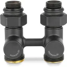 Узел присоединительный Varmega Прямой 1/2х3/4 EK / VMDV21-200415 (черный)