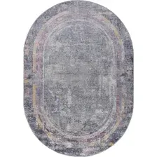 Ковер для жилой комнаты Merinos Zumma F258-OVAL-PINK (2x4)