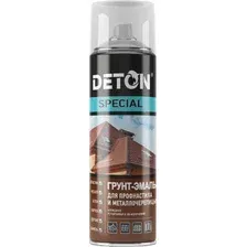 Грунт-эмаль Deton Special Для профнастила и металлочерепицы RAL7024 (520мл, графитовый серый)