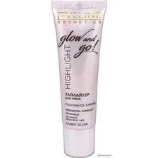 Хайлайтер жидкий  Eveline Cosmetics Glow and Go! (candy glow) 20 мл
