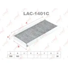 Салонный фильтр LynxAuto LAC1401C