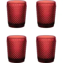 Набор стаканов для воды и напитков Vista Alegre Bicos Red 49000012 (4 шт)