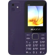 Кнопочный телефон Maxvi K29 (фиолетовый)