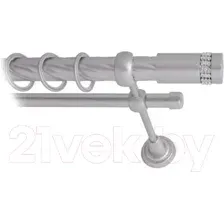 Карниз для штор Lm Decor Имидж 116 2р витой (сатин, 4м)
