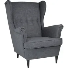 Кресло мягкое Mio Tesoro Тойво (Malmo 90 Grey)