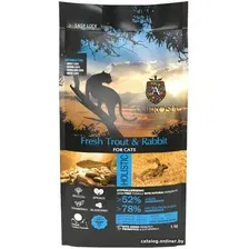 Сухой корм для кошек Ambrosia Grain Free (для стерилизованных, свежая форель и кролик) 1.5 кг